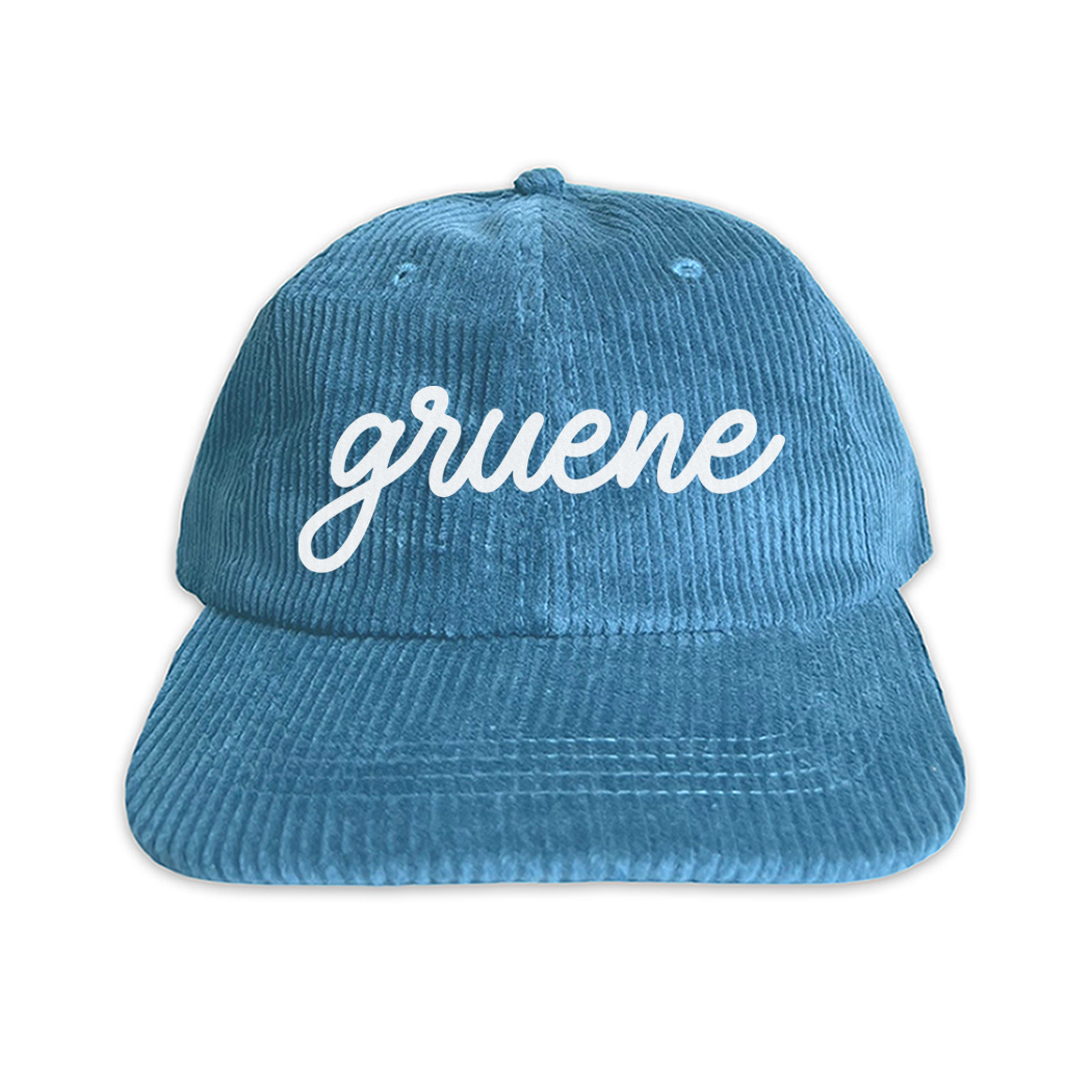 Gruene Cursive Corduroy Cap