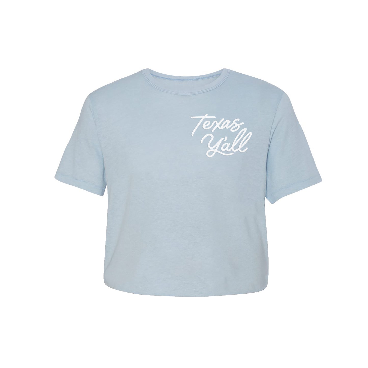 Texas Y'all Soft Crop Tee