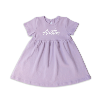 Austin Cursive Kids Dress