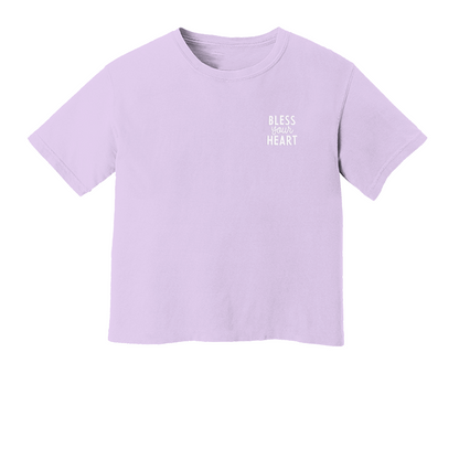 Bless Your Heart Washed Crop Tee