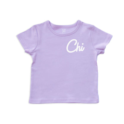 Chi Cursive Kids Tee