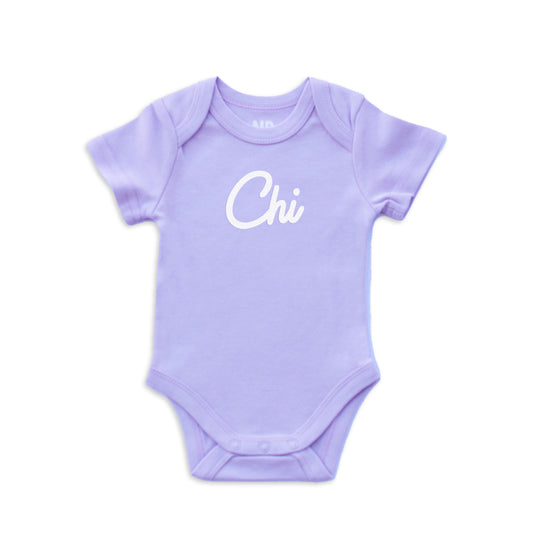 Chi Cursive Onesie