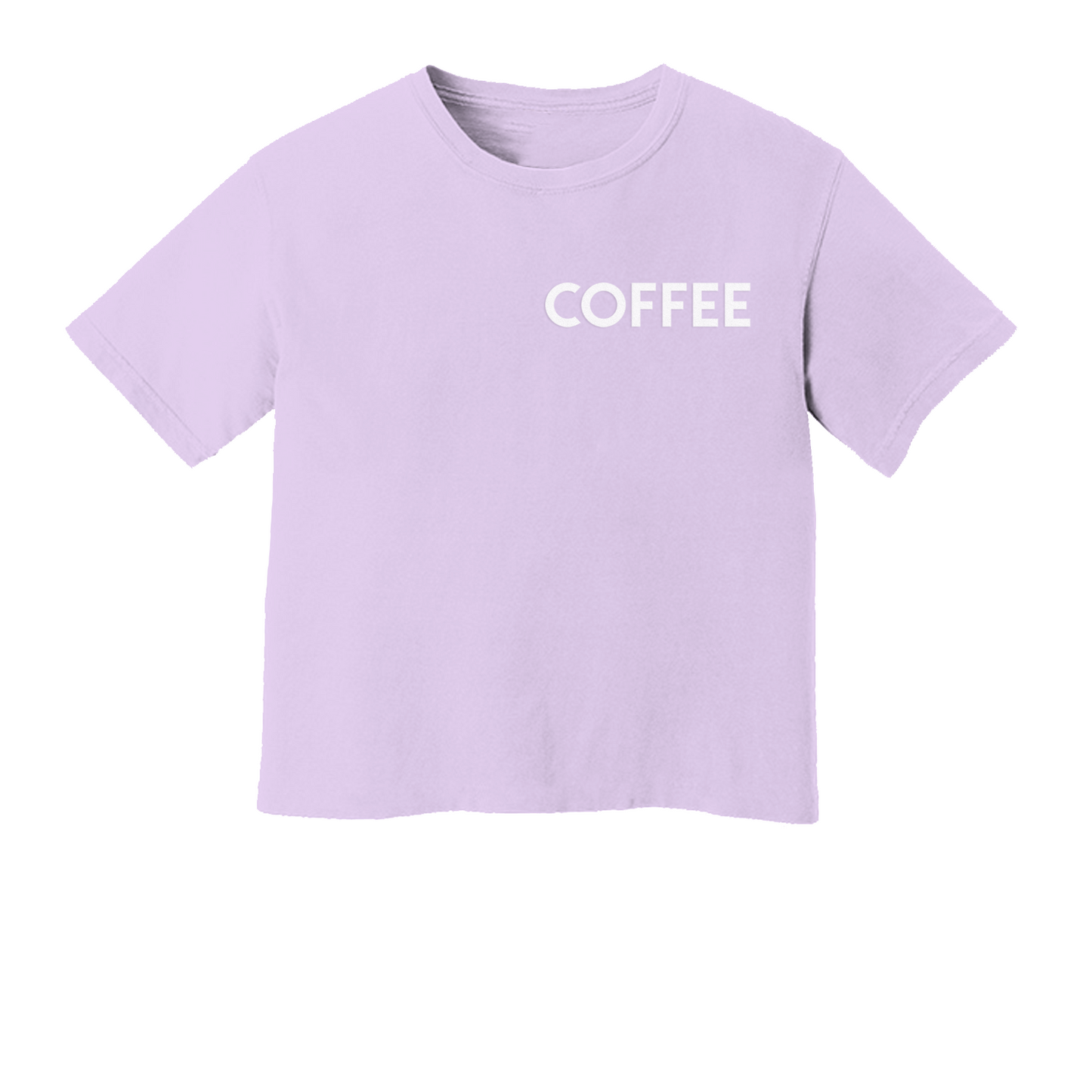 Coffee Washed Crop Tee