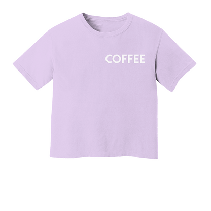 Coffee Washed Crop Tee