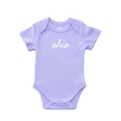 Ohio Cursive Onesie