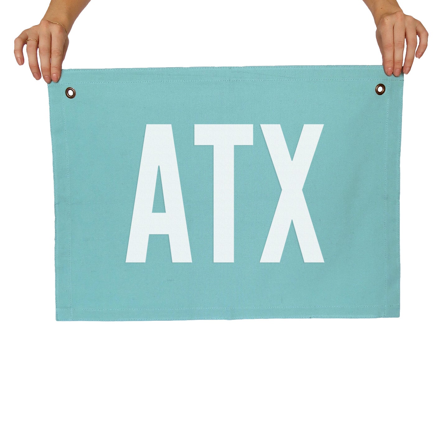 ATX Large Canvas Flag