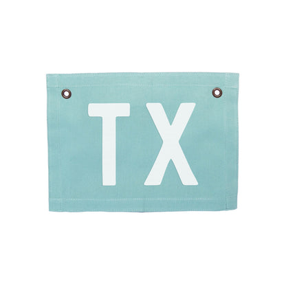 TX Small Canvas Flag