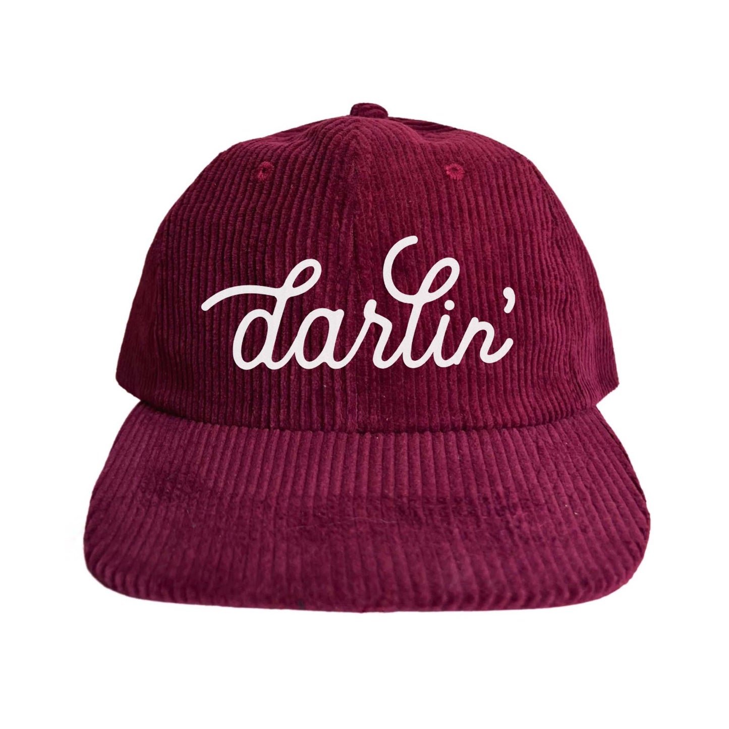 Darlin' Cursive Corduroy Cap