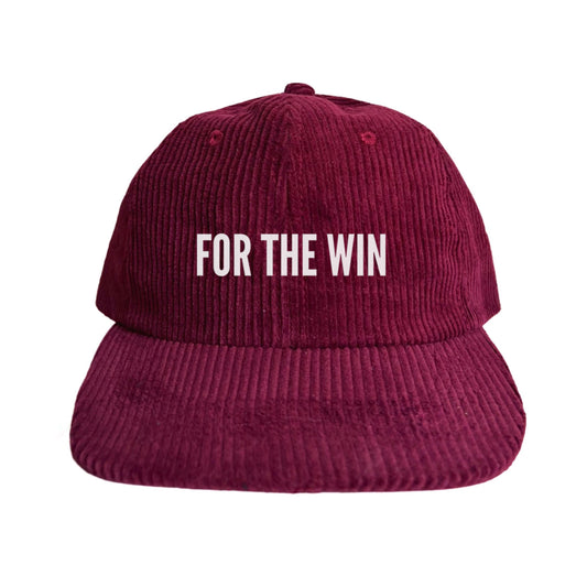 For the Win Corduroy Cap