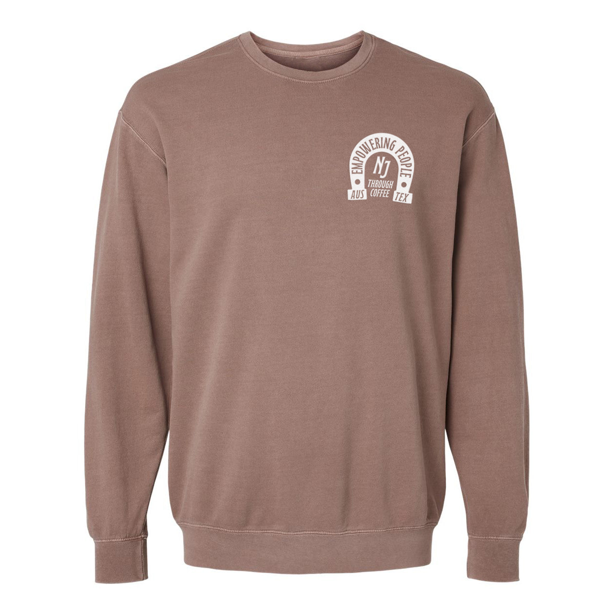 Empowering People Through Coffee Washed Sweatshirt