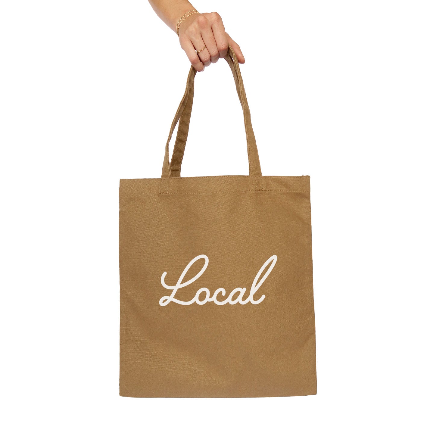 Local Cursive Tote Bag