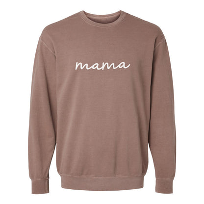 Mama Cursive Washed Sweatshirt