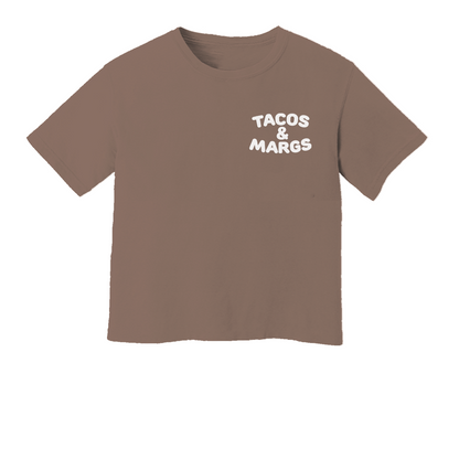 Tacos & Margs Washed Crop Tee