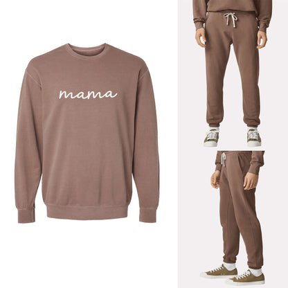 Mama Cursive Washed Sweatshirt