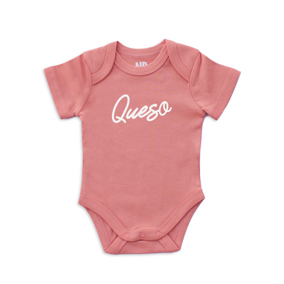 Queso Cursive Onesie