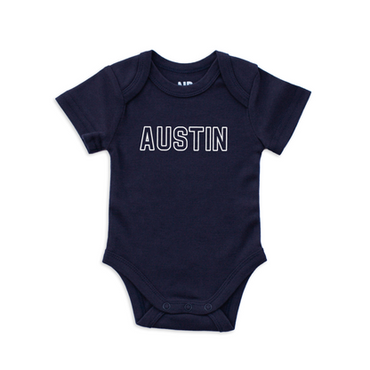 Austin Outline Onesie