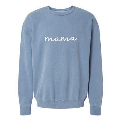 Mama Cursive Washed Sweatshirt