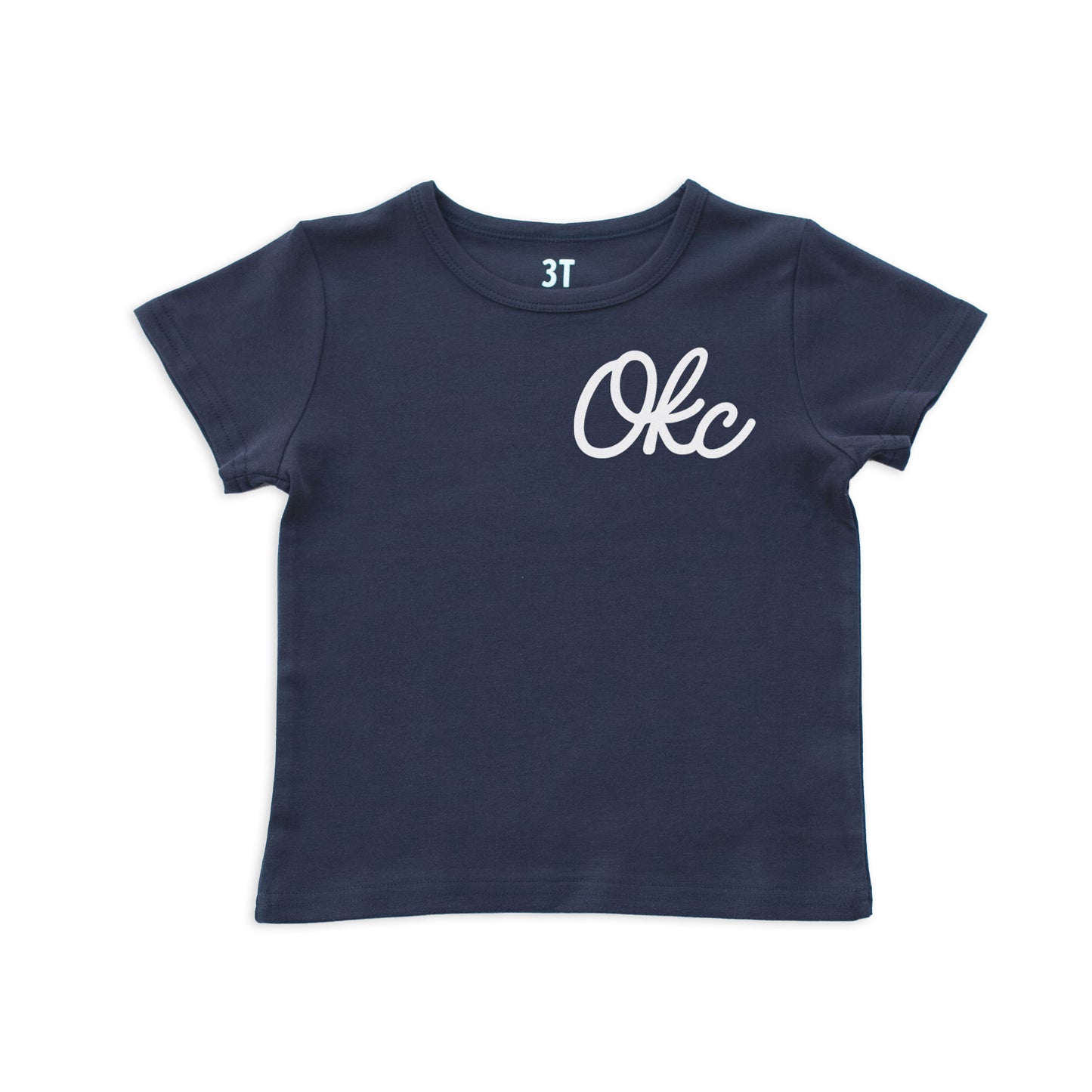 Okc Cursive Kids Tee