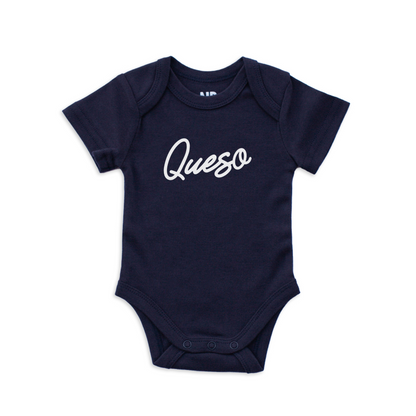 Queso Cursive Onesie