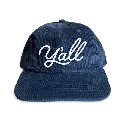 Y'all Cursive Corduroy Cap