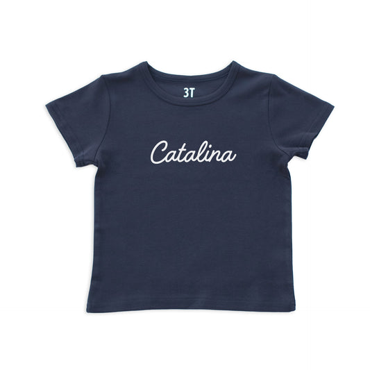 Catalina Cursive Kids Tee