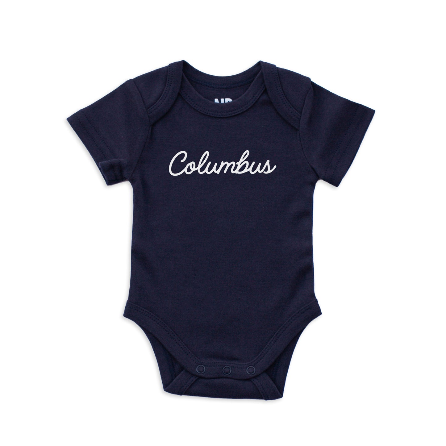 Columbus Cursive Onesie