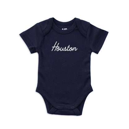 Houston Cursive Onesie