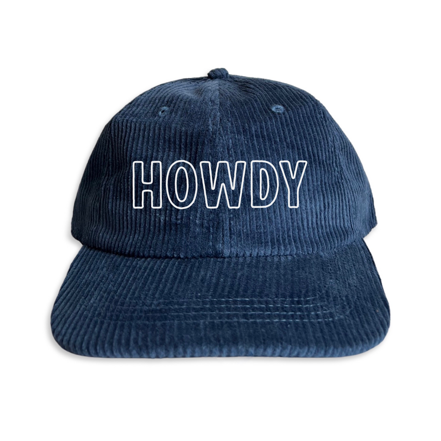 Howdy Outline Corduroy Cap