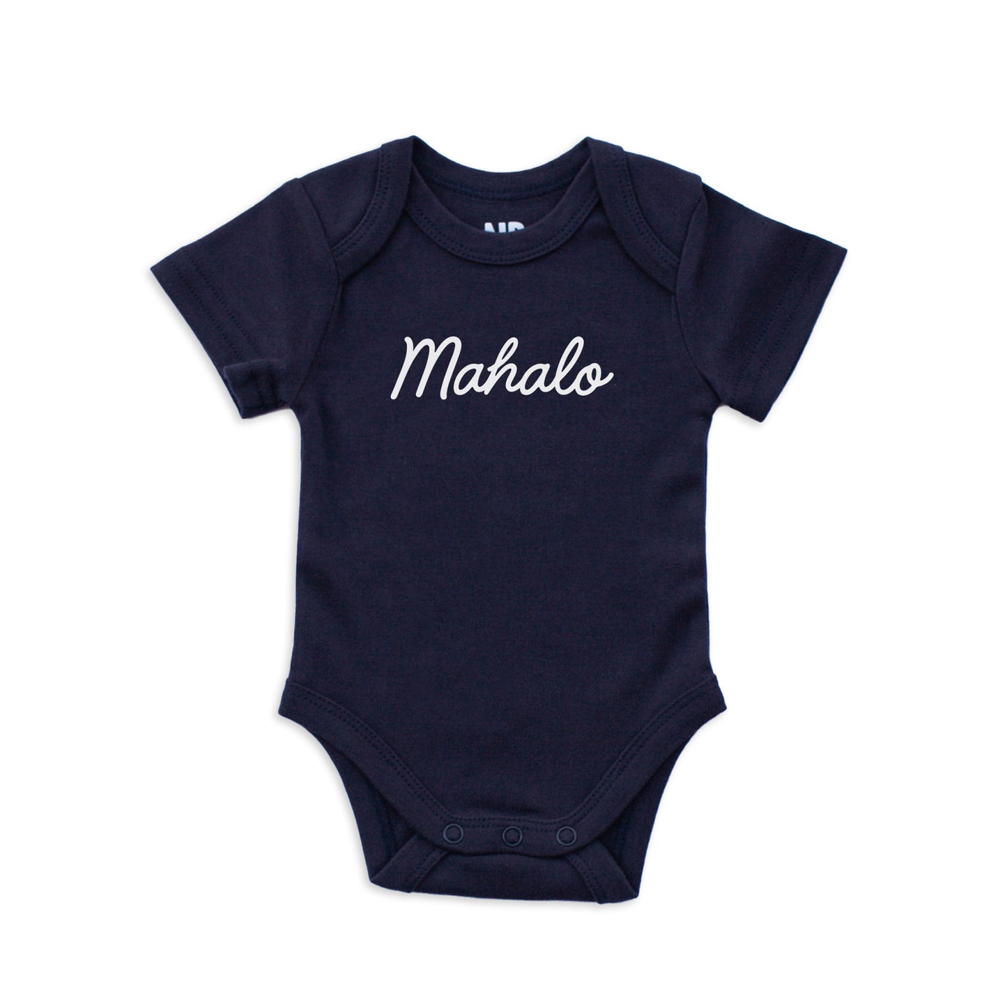 Mahalo Cursive Onesie