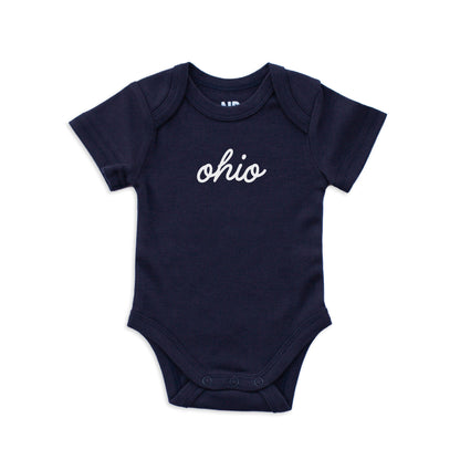 Ohio Cursive Onesie