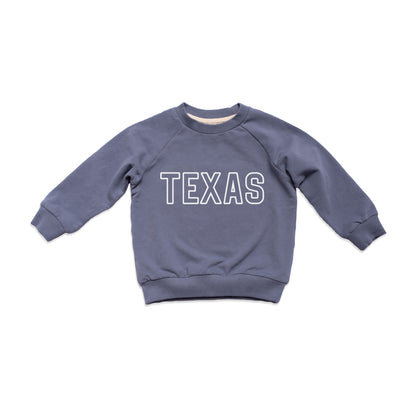 Texas Outline Kids Sweatshirt