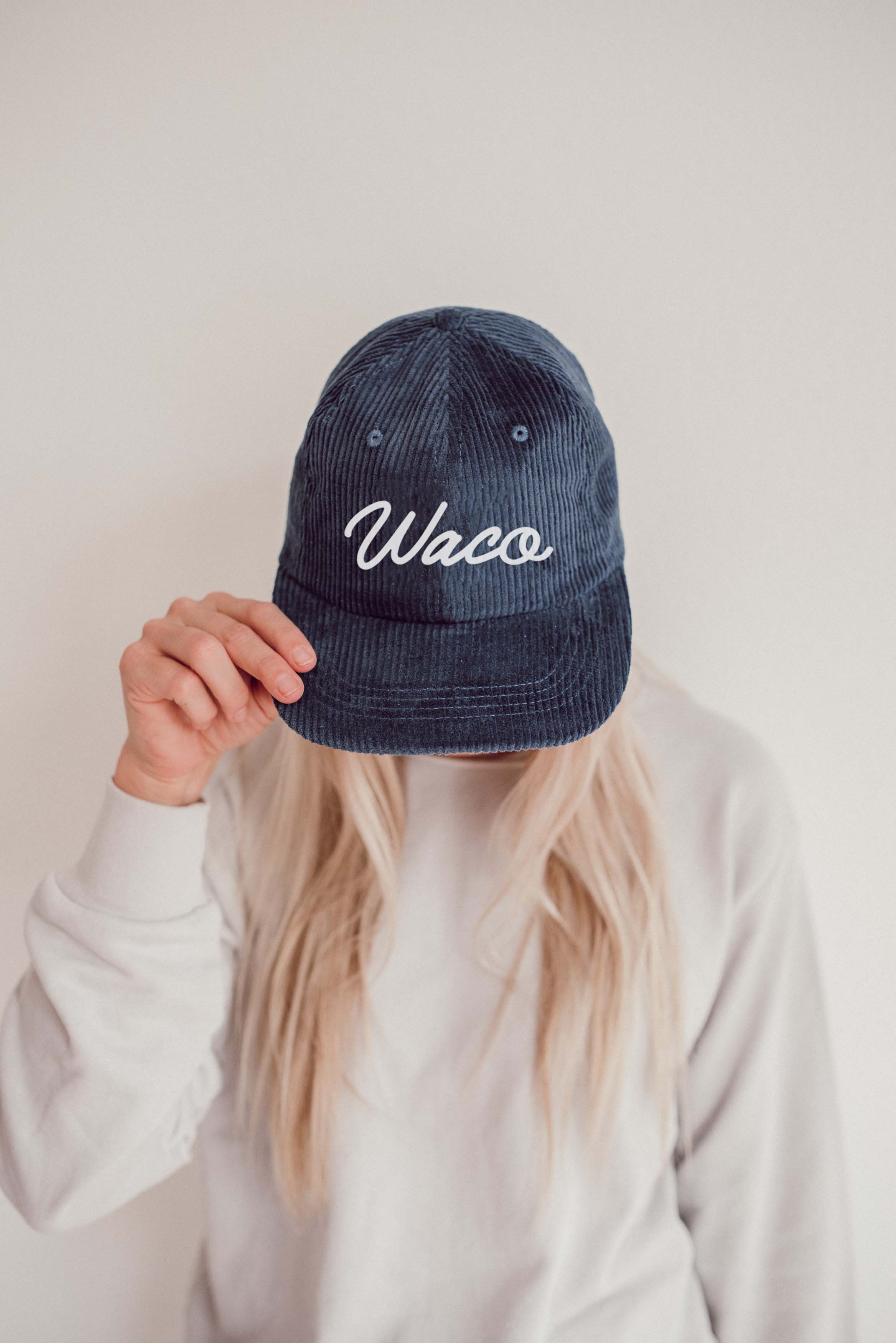 Waco Cursive Corduroy Cap