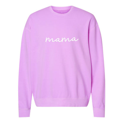 Mama Cursive Washed Sweatshirt