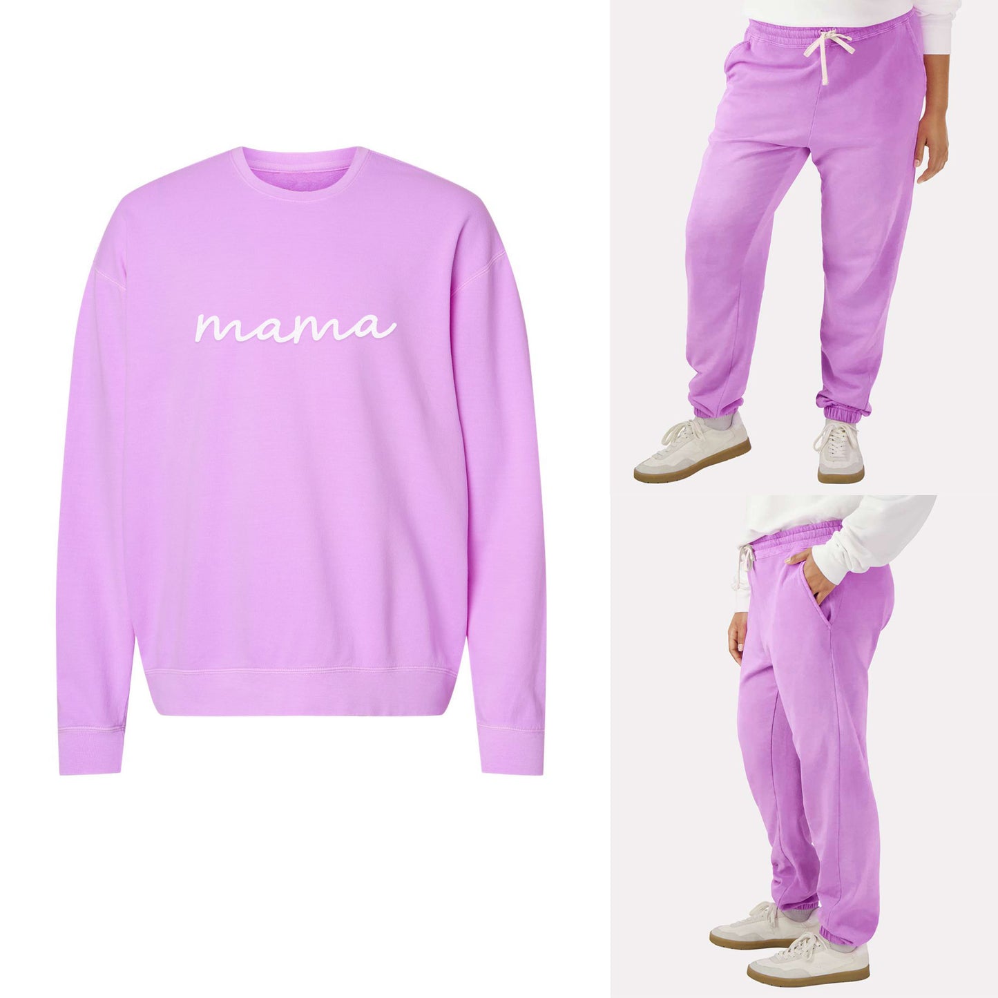 Mama Cursive Washed Sweatshirt