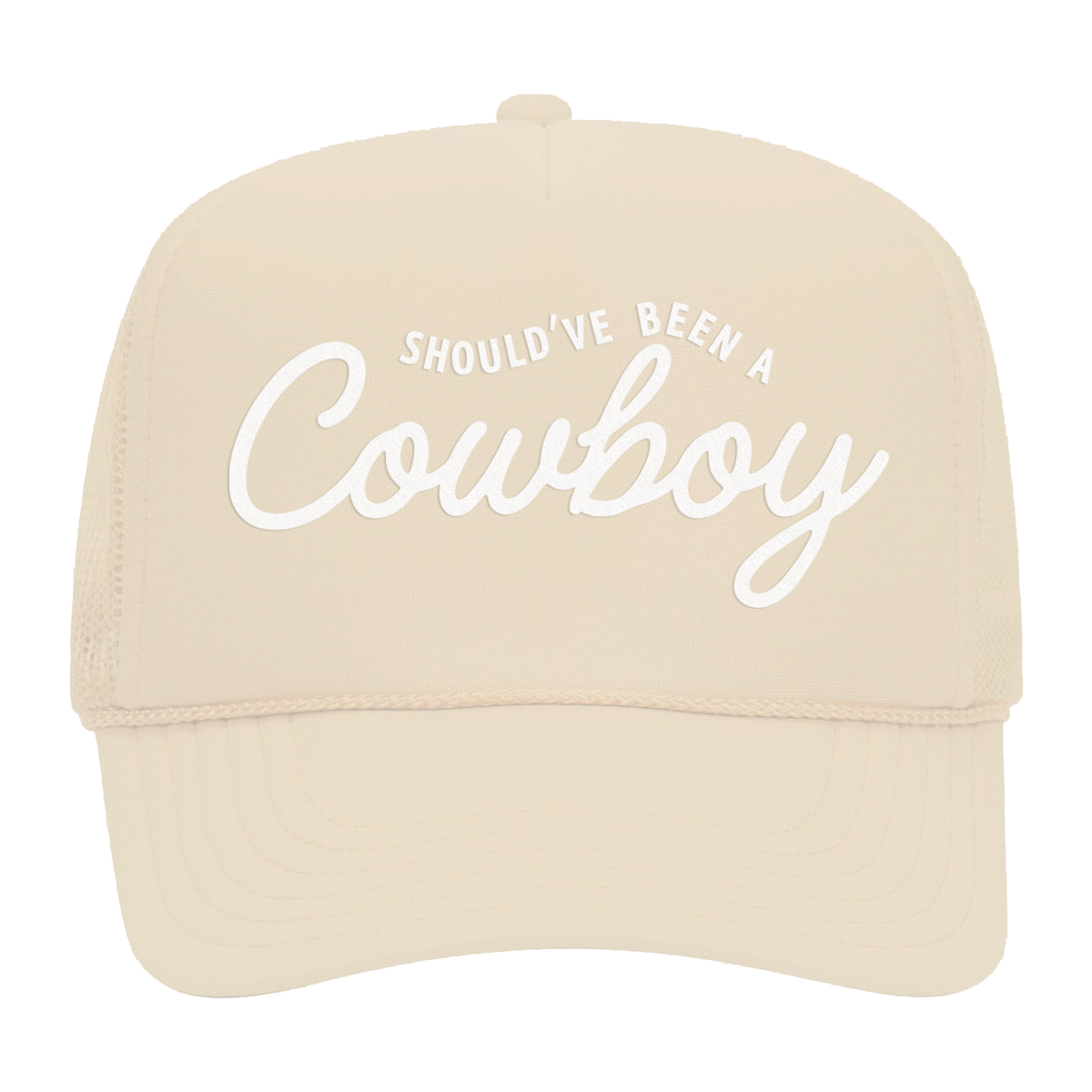 Should've Been a Cowboy Foam Snapback