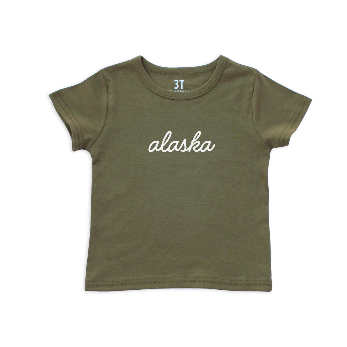 Alaska Cursive Kids Tee