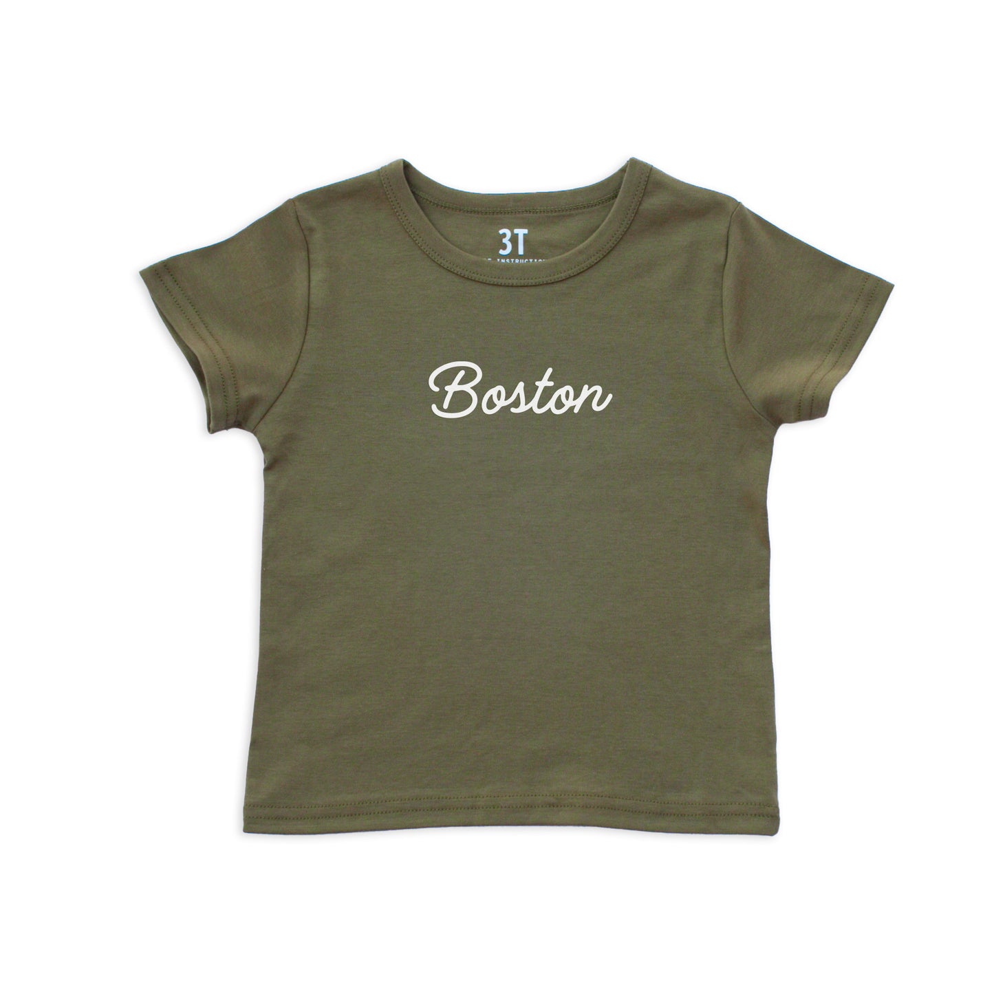 Boston Cursive Kids Tee