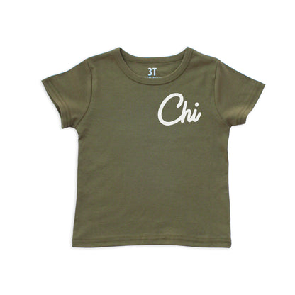 Chi Cursive Kids Tee