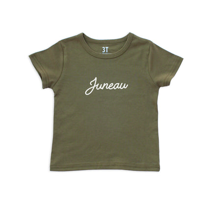 Juneau Cursive Kids Tee