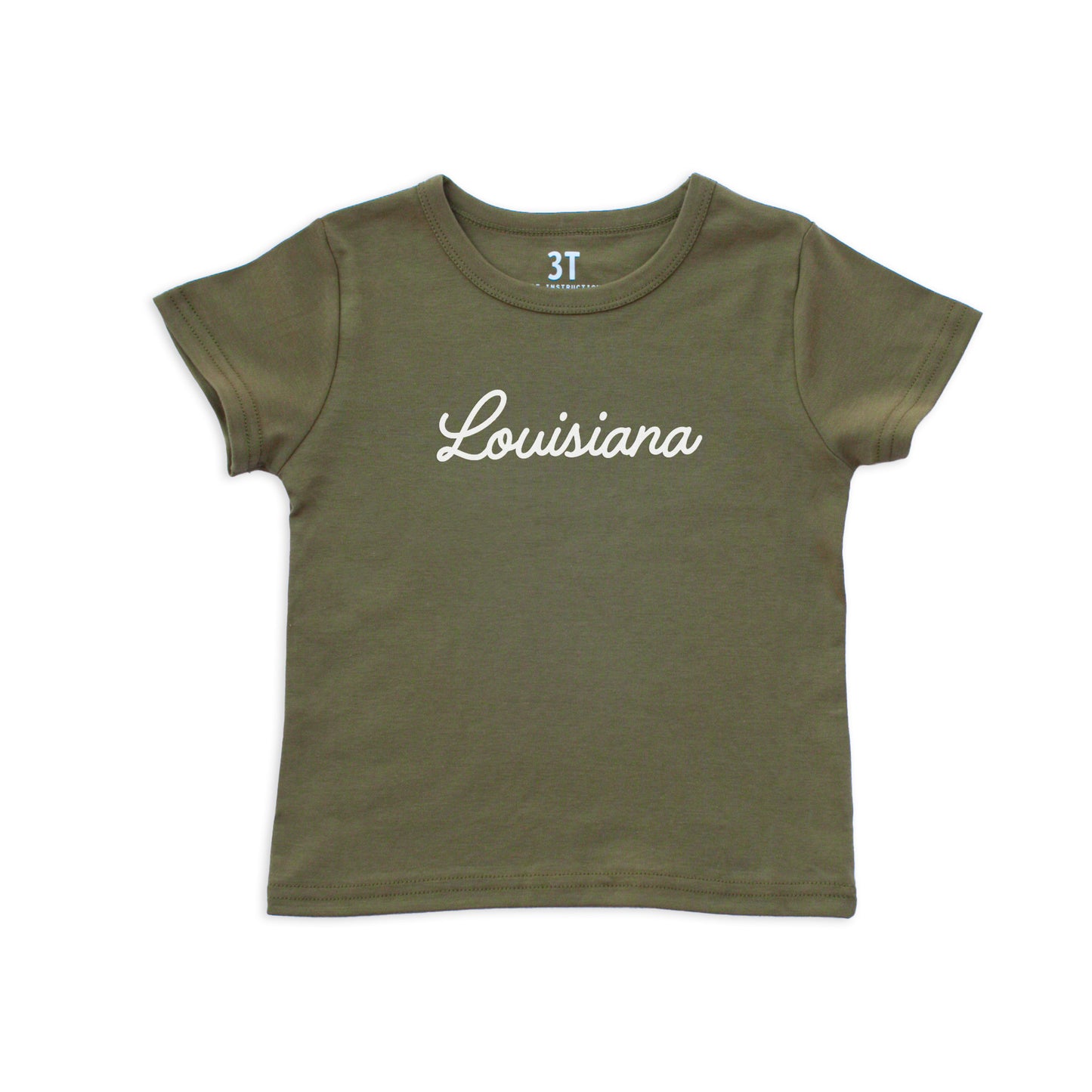 Louisiana Cursive Kids Tee