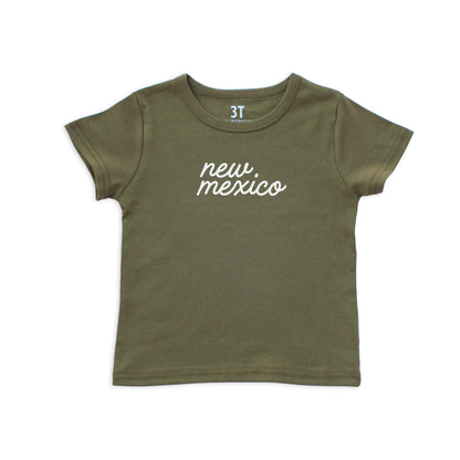 New Mexico Cursive Kids Tee