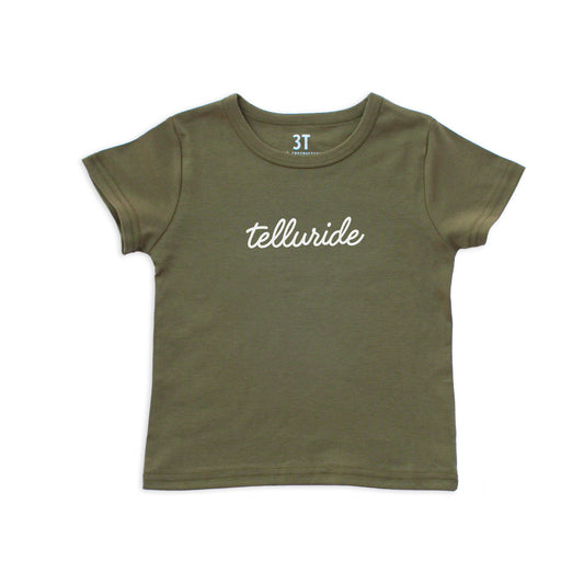 Telluride Cursive Kids Tee