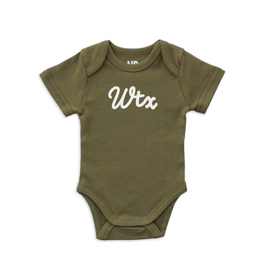 Wtx Cursive Onesie