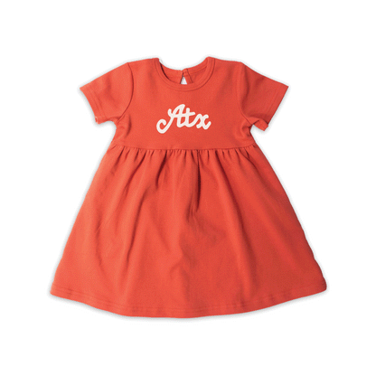 Atx Cursive Kids Dress