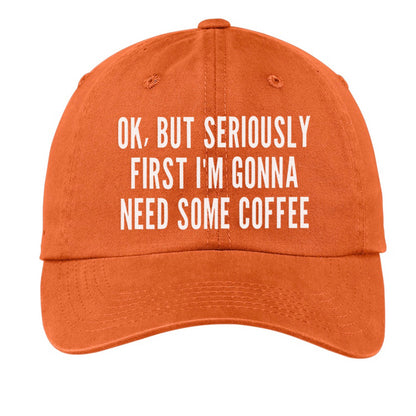 But First Coffee Baseball Cap