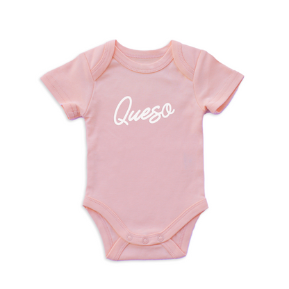 Queso Cursive Onesie