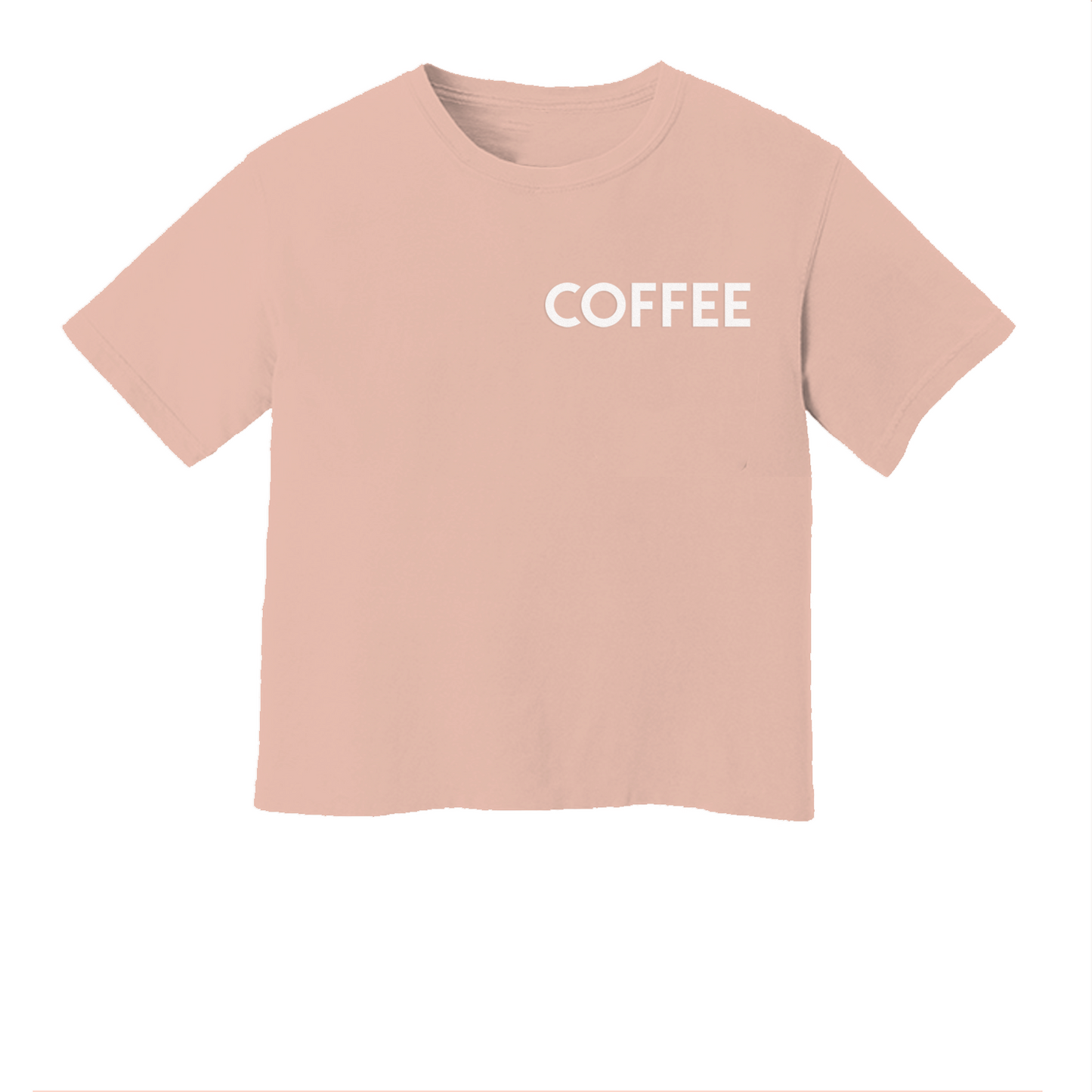 Coffee Washed Crop Tee