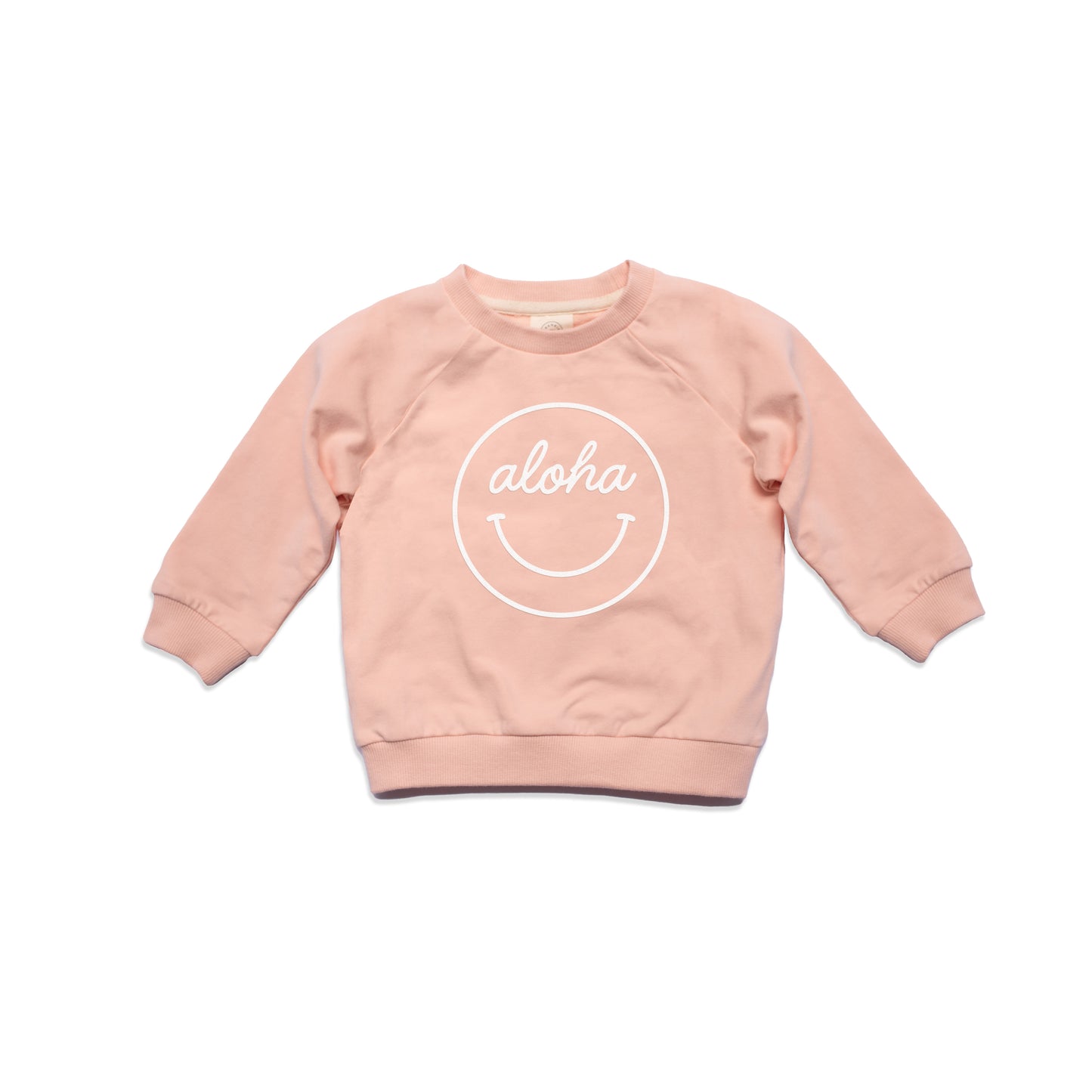 Aloha Cursive Smile Outline Kids Sweatshirt