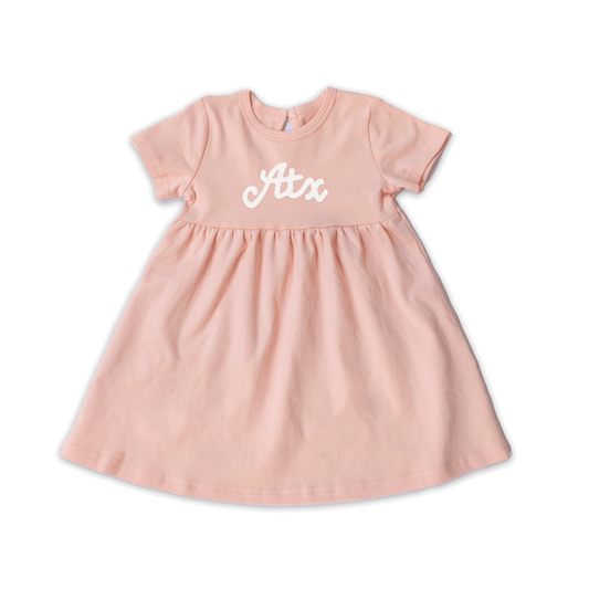 Atx Cursive Kids Dress