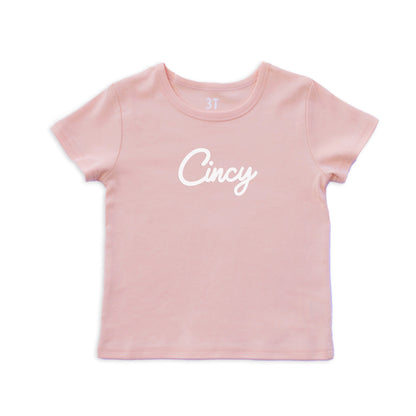 Cincy Cursive Kids Tee